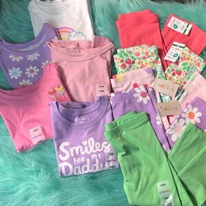 NWT 10 Piece Mix And Match Colorful Bundle (18M)